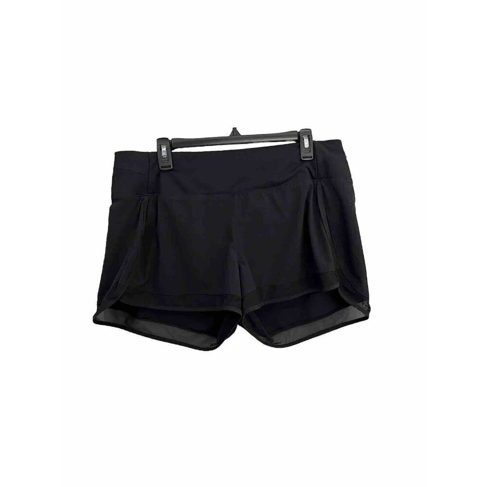CALIA By Carrie Underwood Anywhere Trim Shorts Women XL Black Lined